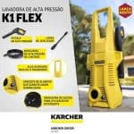 Lavadora de Alta Pressão 1200w 1600 Psi K1 Flex Karcher