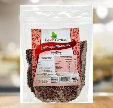 Linhaça Marrom Leve Crock 200g