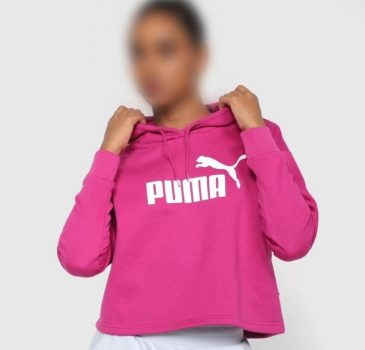 Moletom Puma Cropped C/ Capuz Feminino