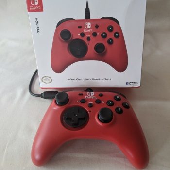 Nintendo Switch HORIPAD Wired Controller (Red) by HORI - Licensed by Nintendo