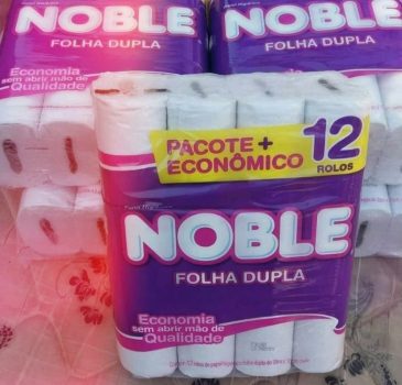 Papel Higiênico Folha Dupla Noble 60 Rolos