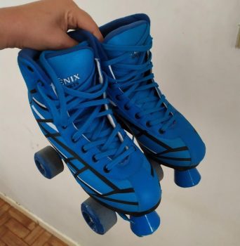 Patins 4 Rodas Fenix Azul