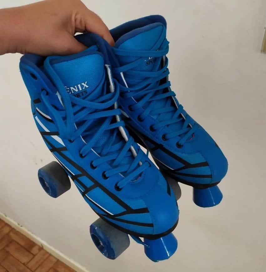 Patins 4 Rodas Fenix Azul