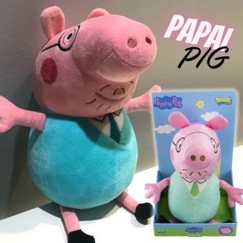 PELUCIA PAPAI PIG - PEPPA PIG 33CM