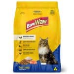 Ração BAW WAW para Gatos Sabor Peixe 1kg Pequeno