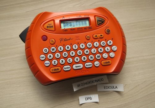 Rotulador Eletrônico, Brother, Pt70, Laranja