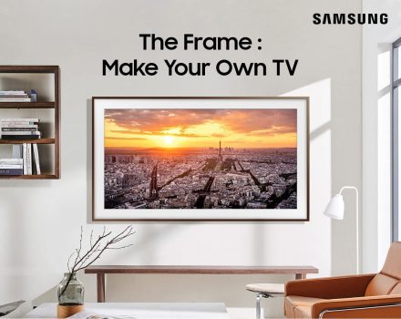 Samsung Smart TV 55 polegadas QLED 4K The Frame 2022 LS03B Tela Matte Design slim Suporte de p