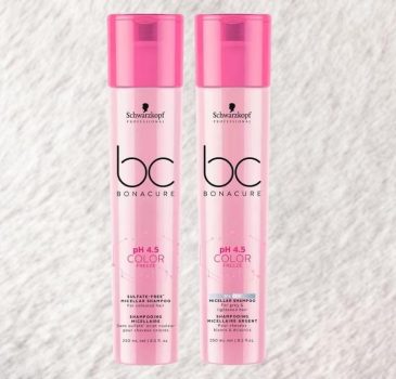 Schwarzkopf Professional BC pH 4.5 Color Freeze Kit Shampoo Matizador + Shampoo sem Sulfato