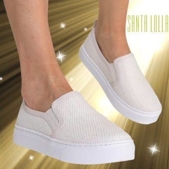 Slip On Santa Lolla Trama Feminino