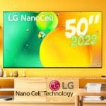 Smart TV 50" LG 4K NanoCell 50NANO75 HDMI 2.0, Nvidia GEFORCE NOW, ThinQ AI, Smart Magic, Google, Alexa