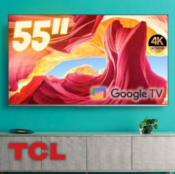 Smart TV 55” 4K UHD LED TCL 55P725 VA Wi-Fi - Bluetooth Alexa Google Assistente 3 HDMI 2 USB