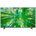 Smart TV 70" LG 4K UHD 70UQ8050 WiFi, Bluetooth, HDR, Nvidia GEFORCE NOW, ThinQ AI, Smart Magic, Google, Alexa