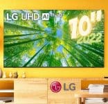 Smart TV 70 LG 4K UHD 70UQ8050 WiFi, Bluetooth, HDR, Nvidia GEFORCE NOW, ThinQ AI, Smart Magic, Google, Alexa