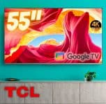 Smart TV TCL 55" LED 4K UHD 55P725 HDR10 Bluetooth Google Assistant e Borda Ultrafina