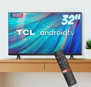 Smart TV TCL Android 32" HD S615 HDR - Controle Remoto com Comando por Controle de Voz Google Assistant