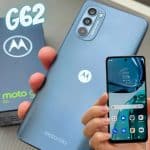 Smartphone Motorola Moto G62 5G 128GB, 4GB RAM, Tela de 6.5”, Câmera Traseira Tripla, Android 12 e Processador Octa-Core