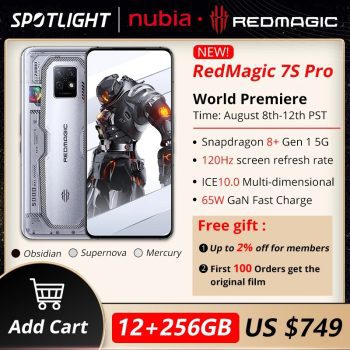 Smartphone RedMagic 7S Pro Cupom