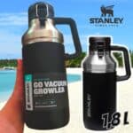 Stanley Go Growler, cultivador de cerveja isolado a vácuo de aço inoxidável de 1,8 L, cultivador robusto com interior de aço inoxidável, 24 horas frio e retenção de gelo em 4 dias