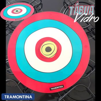 Tábua De Vidro Redonda Corte 25Cm 10399005 Tramontina