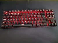 Teclado Gamer Redragon Kumara Red Mecânico ABNT2 Switch Outemu Brown K552-2 PT-Brown, UNICO