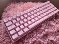 Teclado Mecânico Gamer Husky Gaming Blizzard, 60%, RGB, Switch Gateron Blue, ABNT2, Rosa - HGMO026