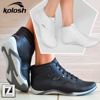 Tênis Cano Médio KOLOSH Perfuros Feminino