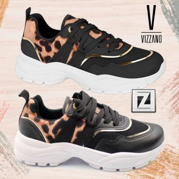 Tênis Vizzano Animal Print Feminino