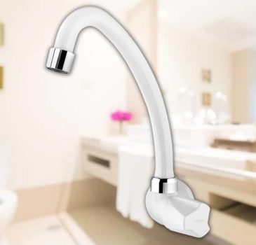 Torneira ABS VIQUA B.M LAGUNE PARED Branca 50402