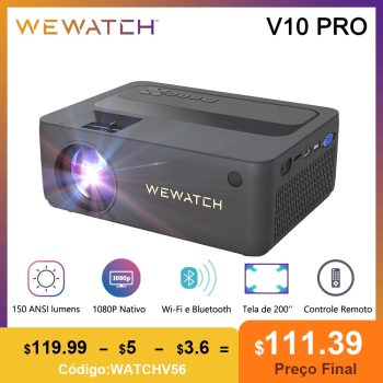 WEWATCH V10 Pro 1080p Cupom