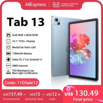 blackblackview tab 13 Cupom