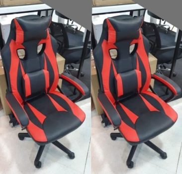 Cadeira Gamer Preta e Vermelha 100 - AC Comercial