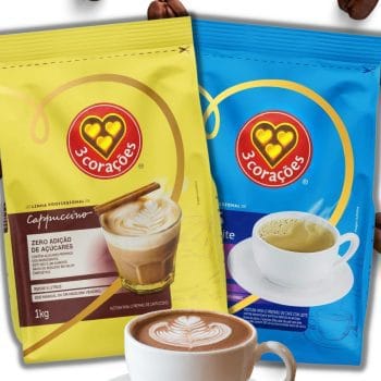 Café com leite, Pacote, 1kg, 3 Corações