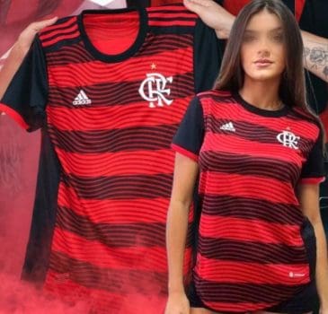 Camisa do Flamengo adidas I - Feminina
