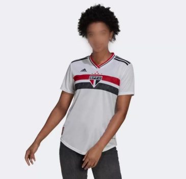 Camisa São Paulo I 22/23 s/n Torcedor Adidas Feminina
