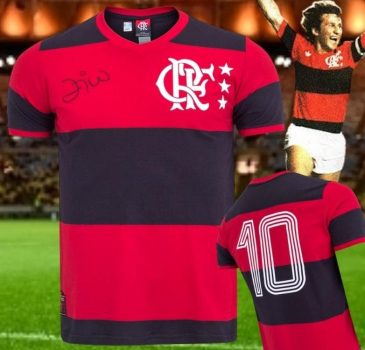 Camiseta do Flamengo Zico Braziline - Masculina