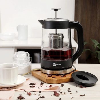Chaleira Elétrica Preto 1,7L com Infusor Fun Kitchen - 110v