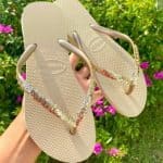 Chinelo Havaianas Slim Glitter II Feminino