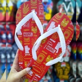 Chinelo Top Marvel Logomania, Havaianas, Adulto Unissex