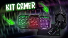 Combo Gamer 4 em 1 X-Zone GTC-02 LED - Preto