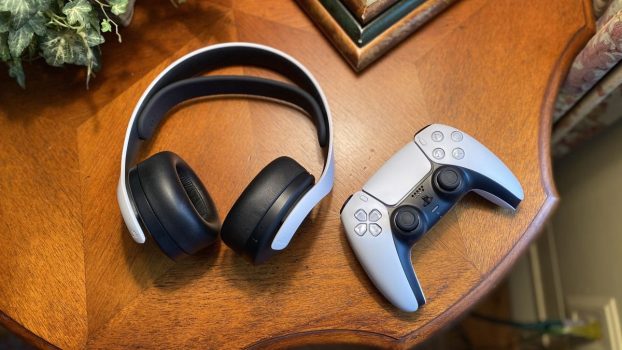 Controle Dualsense Playstation 5 + Headset Sem Fio Playstation 5