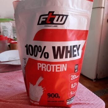 Fitoway FTW 100% WHEY REFIL 900g - SABOR LEITE, Multicolorido.