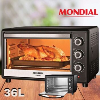 Forno Elétrico 36L Family, Mondial, Preto, 1600W, 110V - FR-17