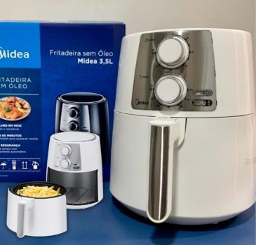 Fritadeira Sem Óleo Air Fryer Midea FRA32 3,5 Litros Branca