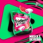 Goma de mascar Trident X Senses Melancia Mint Garrafa 54g