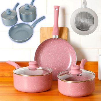 Jogo de Panelas Dots 3 peças Azul - La Cuisine
