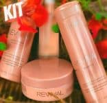 Kit Shampoo Condicionador 250Ml E Máscara 200G Revival Braé