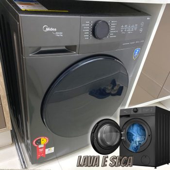 Lava e Seca Midea 11kg HealthGuard Smart - Inverter Titanium
