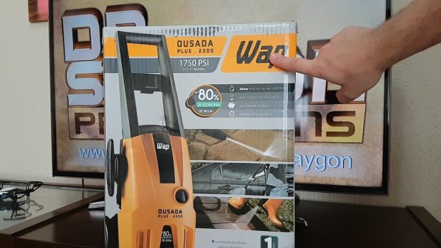 Lavadora de Alta Pressão WAP Ousada Plus 2200 1750 Libras 1500W Mangueira de 3m 110V