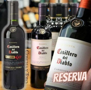 Linha de vinhos Casillero del Diablo