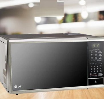 Micro-ondas LG 30 litros Prata Nobre Limpa Fácil - MS3095LRA